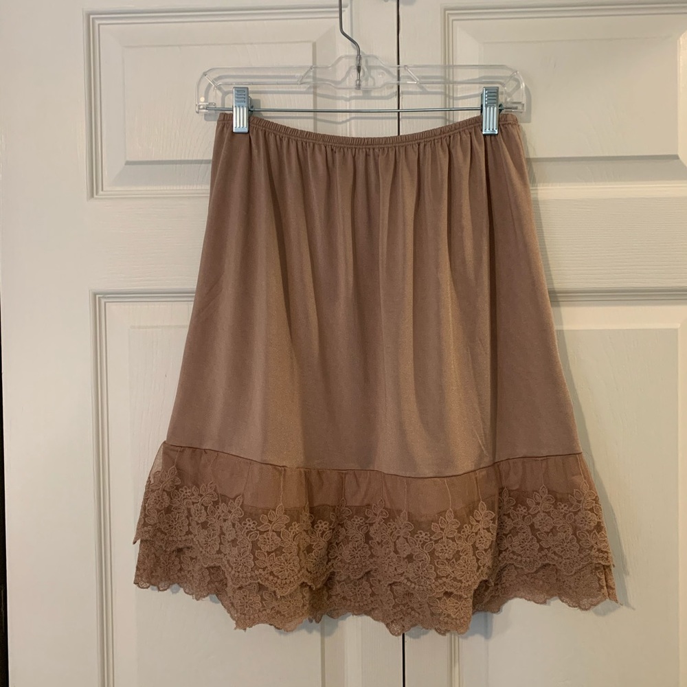 Altar’d State | Brown Lace Slip, Small